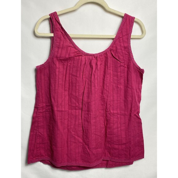 basic editions women sleeveless Top Size XL Pink - Picture 2 of 3